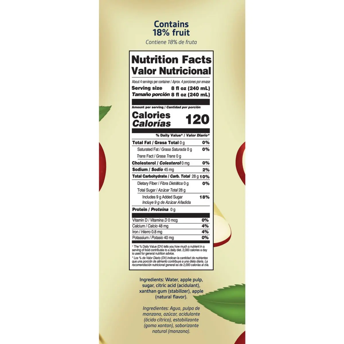 Néctar de manzana YEYA (1 L / 33.8 fl oz) - Thumbnail 4