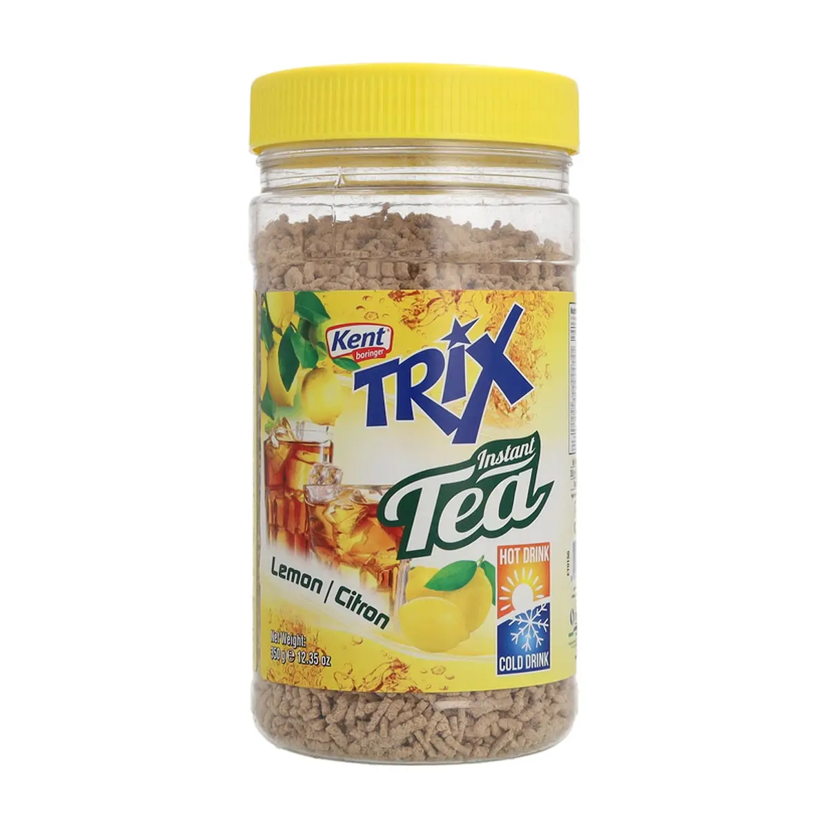 Té instantáneo granulado con sabor a limón Kent boringer (350 g / 12.34 oz)