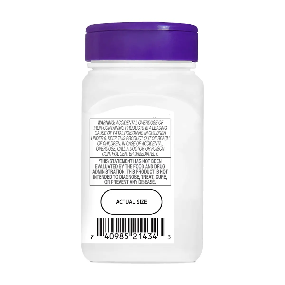 Gelatina 600 mg 21st Century (100 cápsulas) - Thumbnail 3