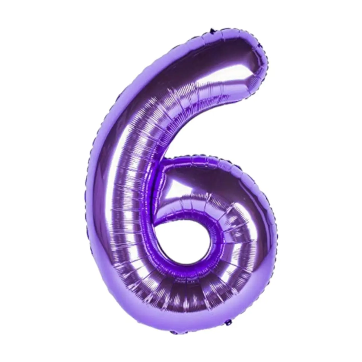 Globo morado Número 6 32 pulgadas Balloon