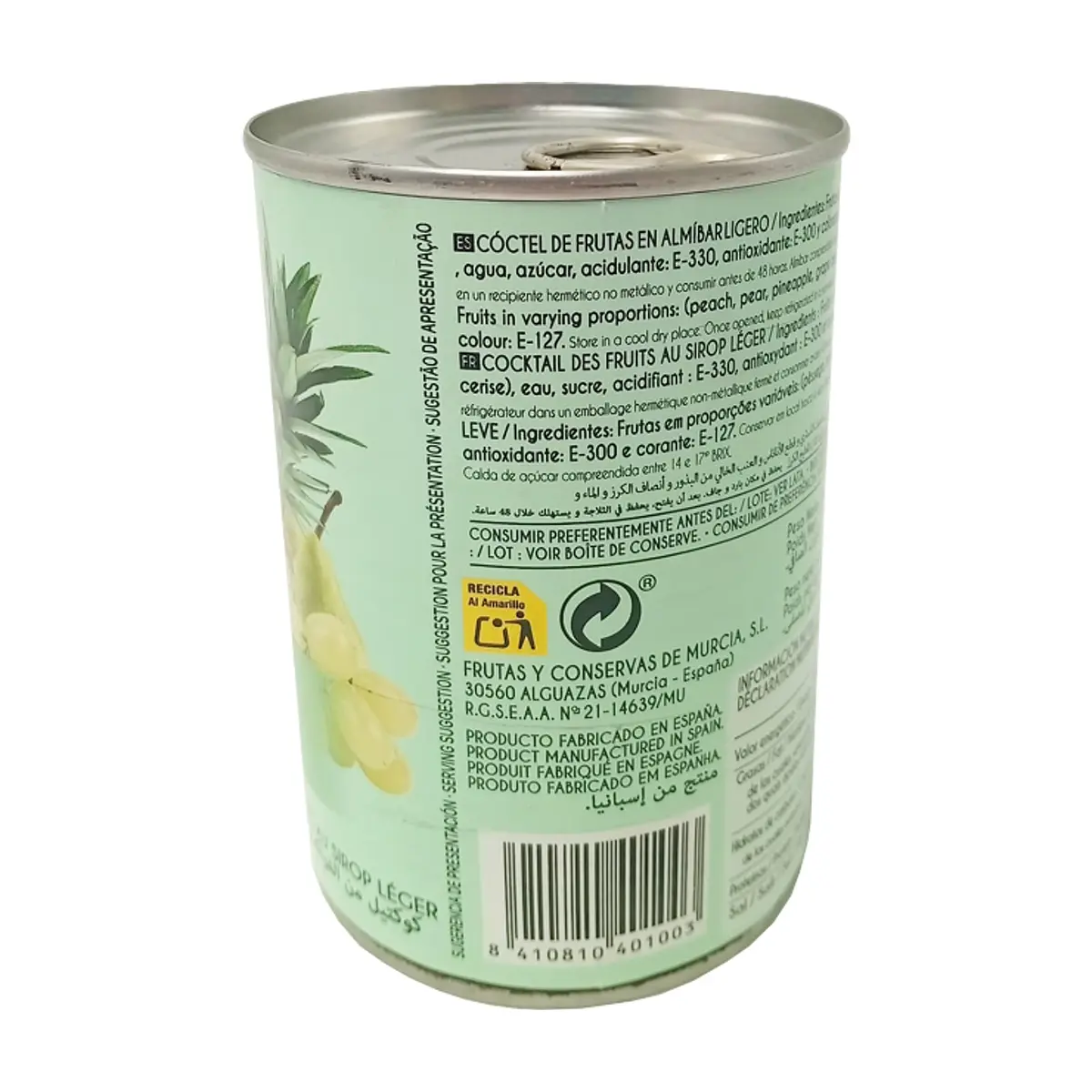 Cóctel de frutas en almíbar ligero Mocitos (420 g / 14.81 oz) - Thumbnail 3