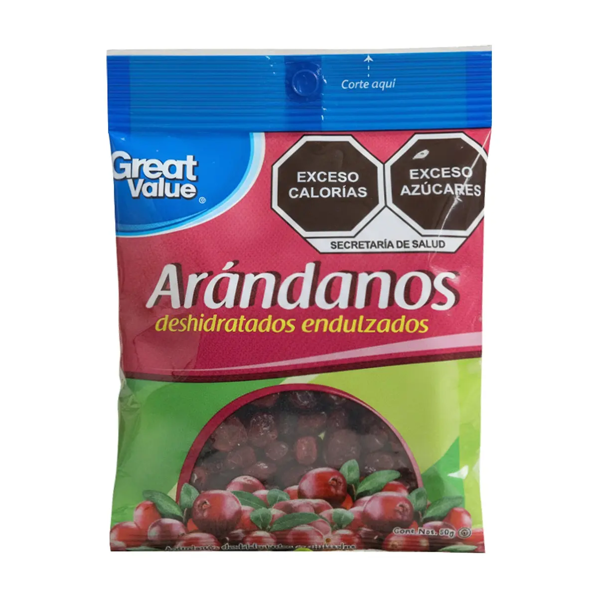 Arándanos deshidratados endulzados Great Value (50 g / 1.76 oz) - Thumbnail 5