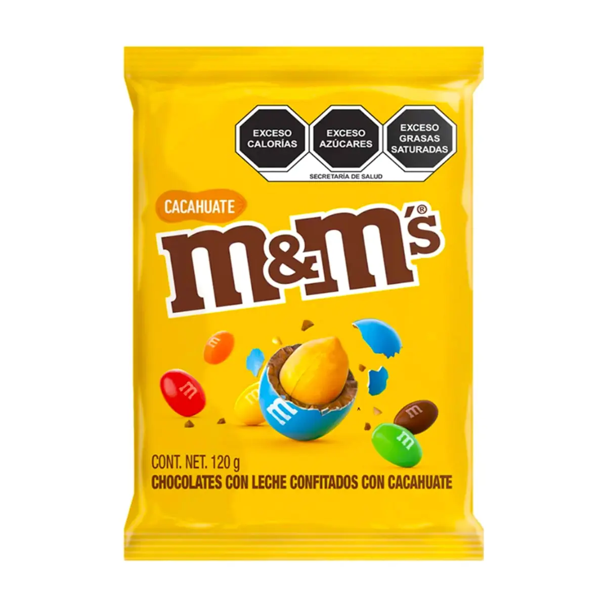 Chocolates con leche confitados con cacahuates M&M's (120 g / 4.23 oz) - Thumbnail 3
