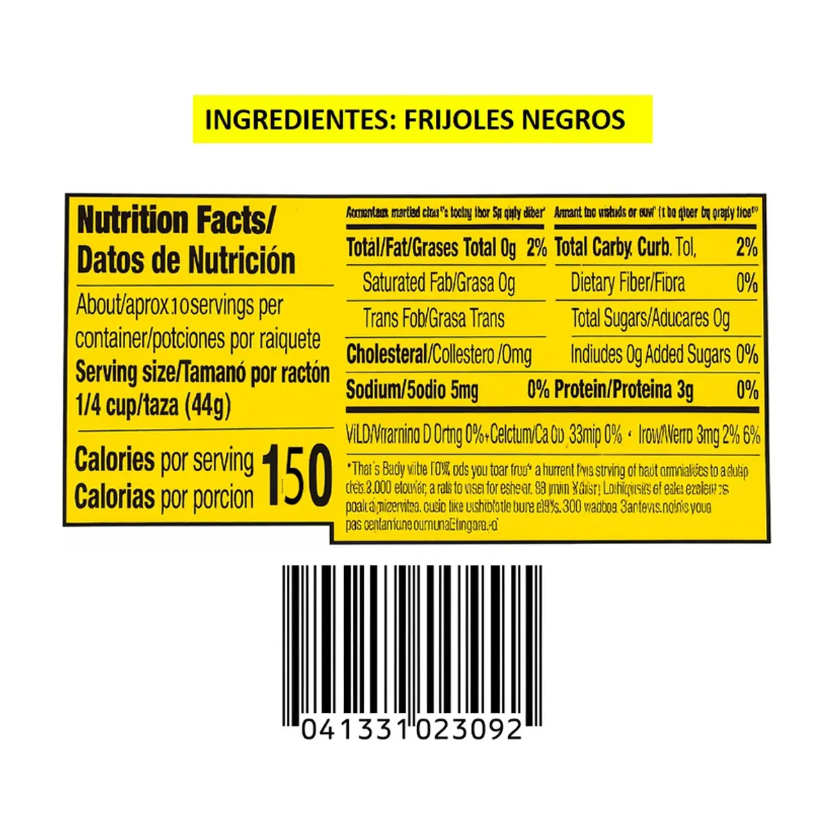 Frijoles negros Goya (397 g / 14 oz) - Thumbnail 2