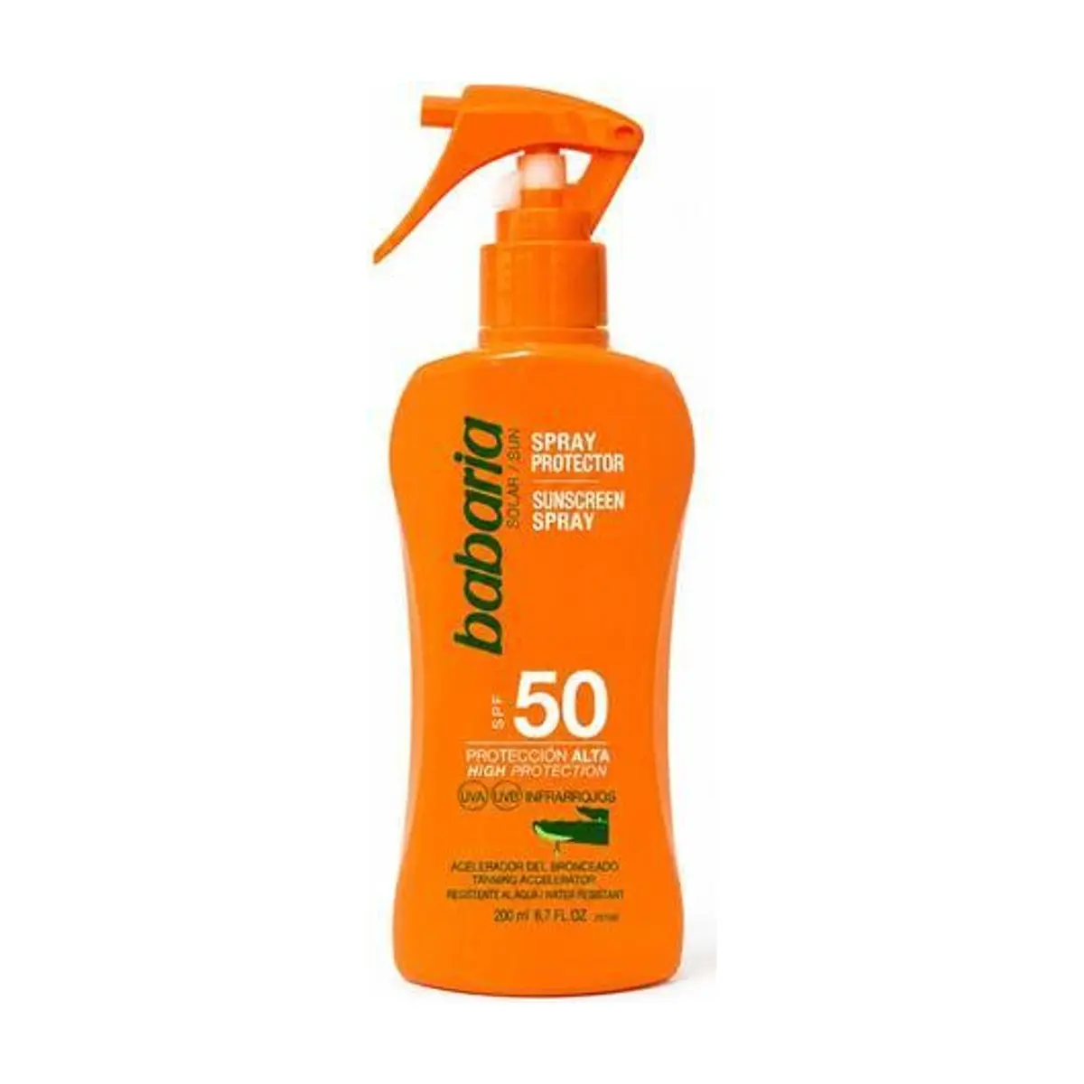 Spray Protector Solar de Aloe (200ml) BABARIA - Imagen 1