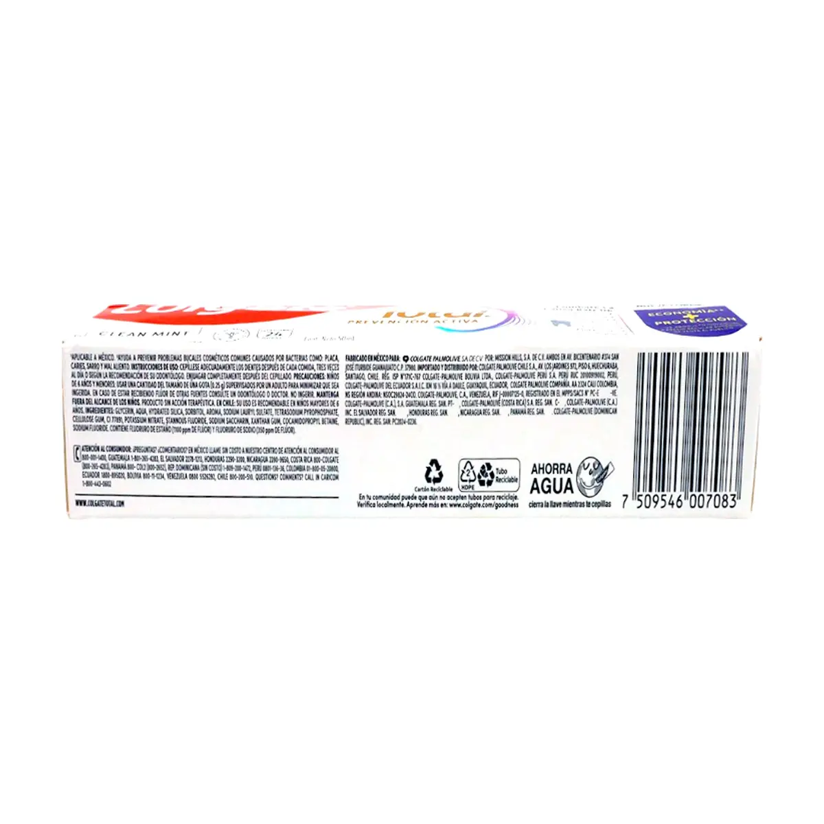 Pasta de dientes menta limpia Total 12 Colgate (50 ml) - Thumbnail 6