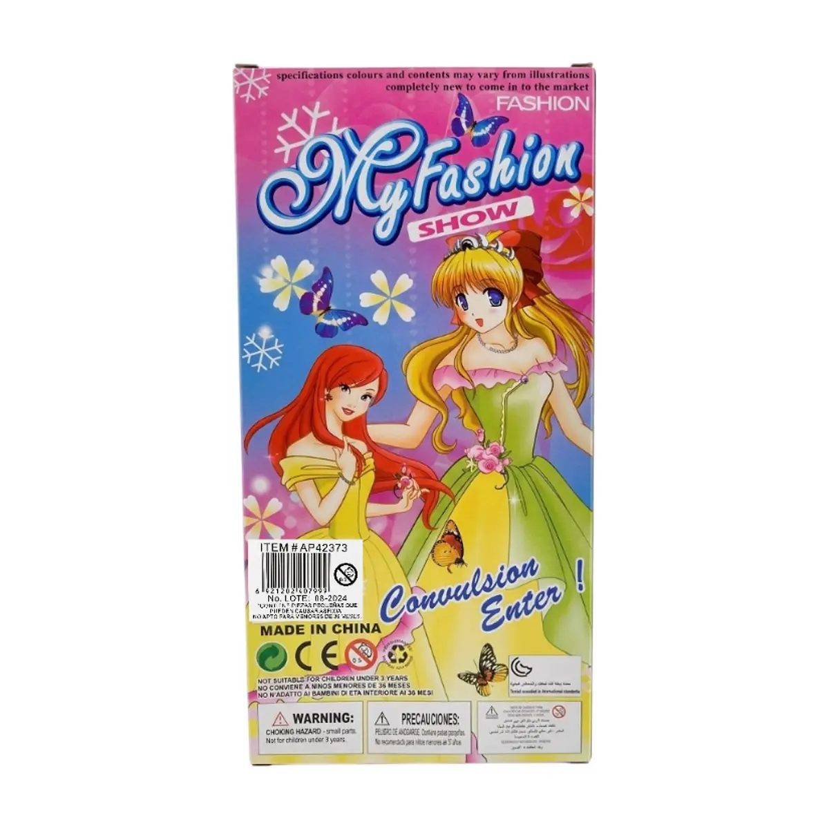 Muñeca Barbie rosado con vestidos My Fashion Show - Thumbnail 2
