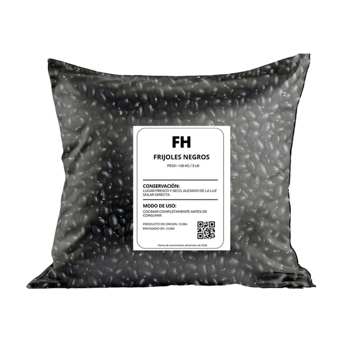 Frijoles negros (1.36 kg / 3 lb)