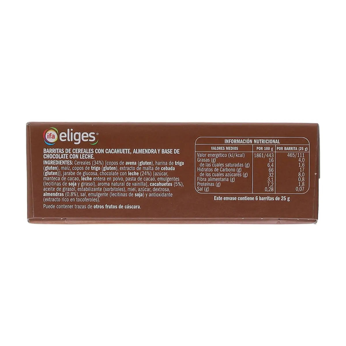 Barritas de cereales con chocolate IFA Eliges (150 g / 5.29 oz) - Miniatura 3