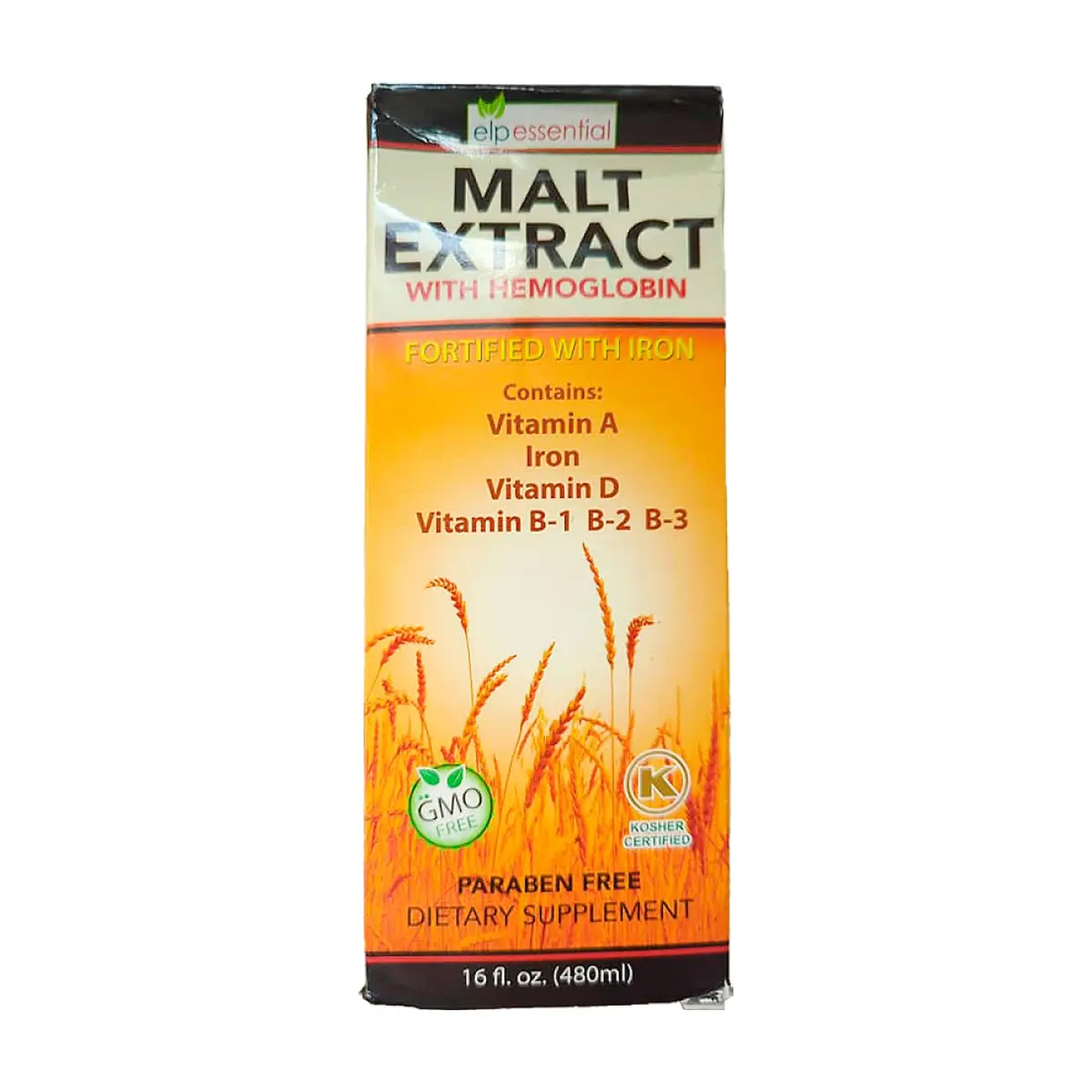 Extracto de Malta con Hemoglobina fortificada con Hierro Elp Essential (240 ml / 16 fl oz) - Thumbnail 2