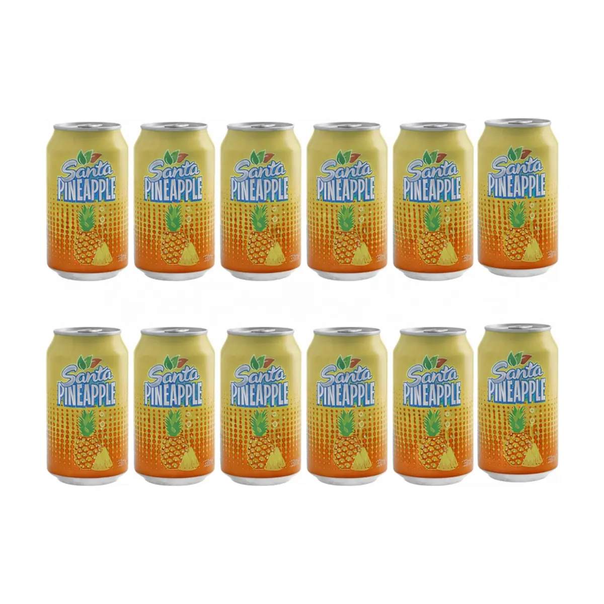 Refresco gaseado de piña Santa (12 x 330 ml) - Miniatura 1