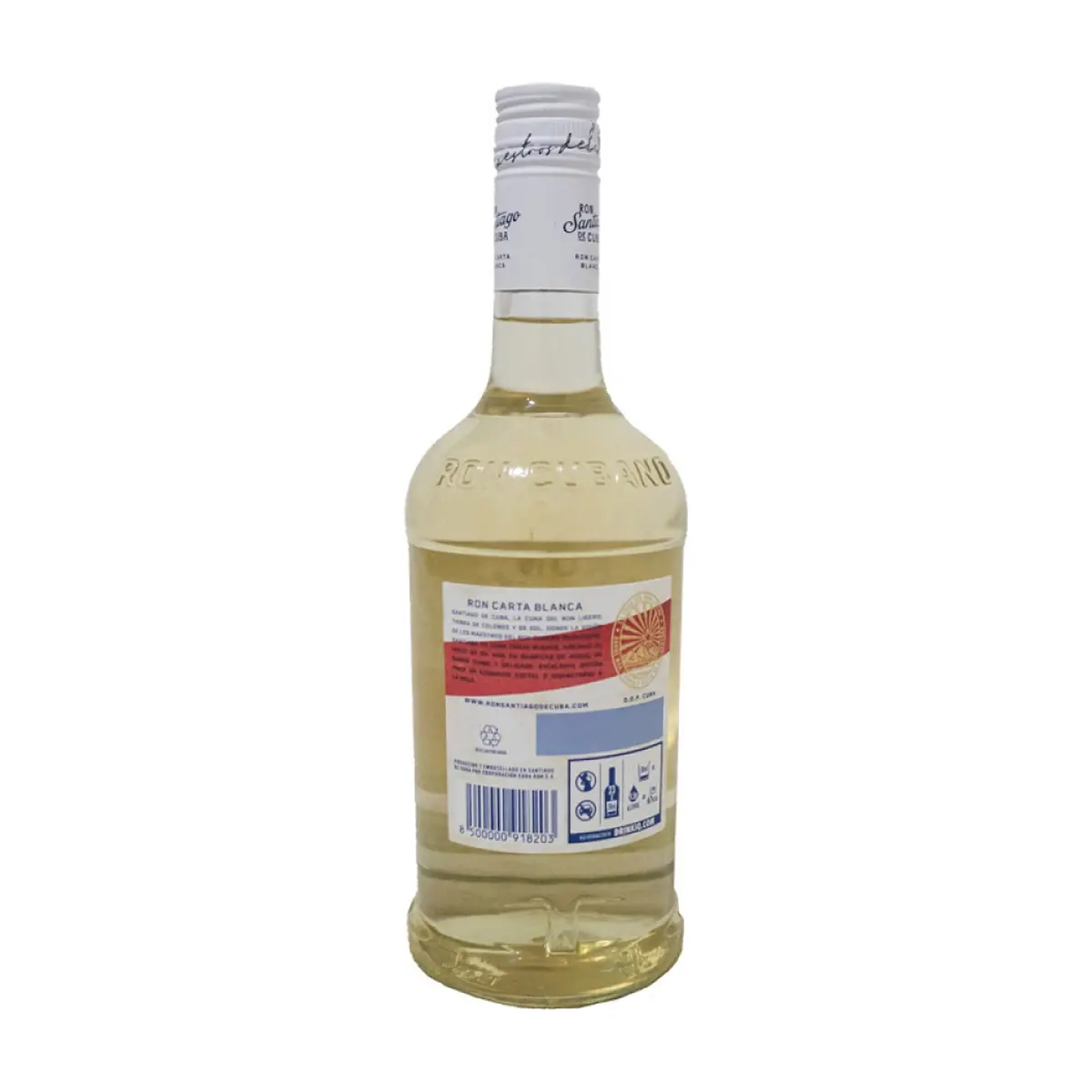 Ron carta blanca 40 % vol Santiago de Cuba (700 ml) - Thumbnail 3