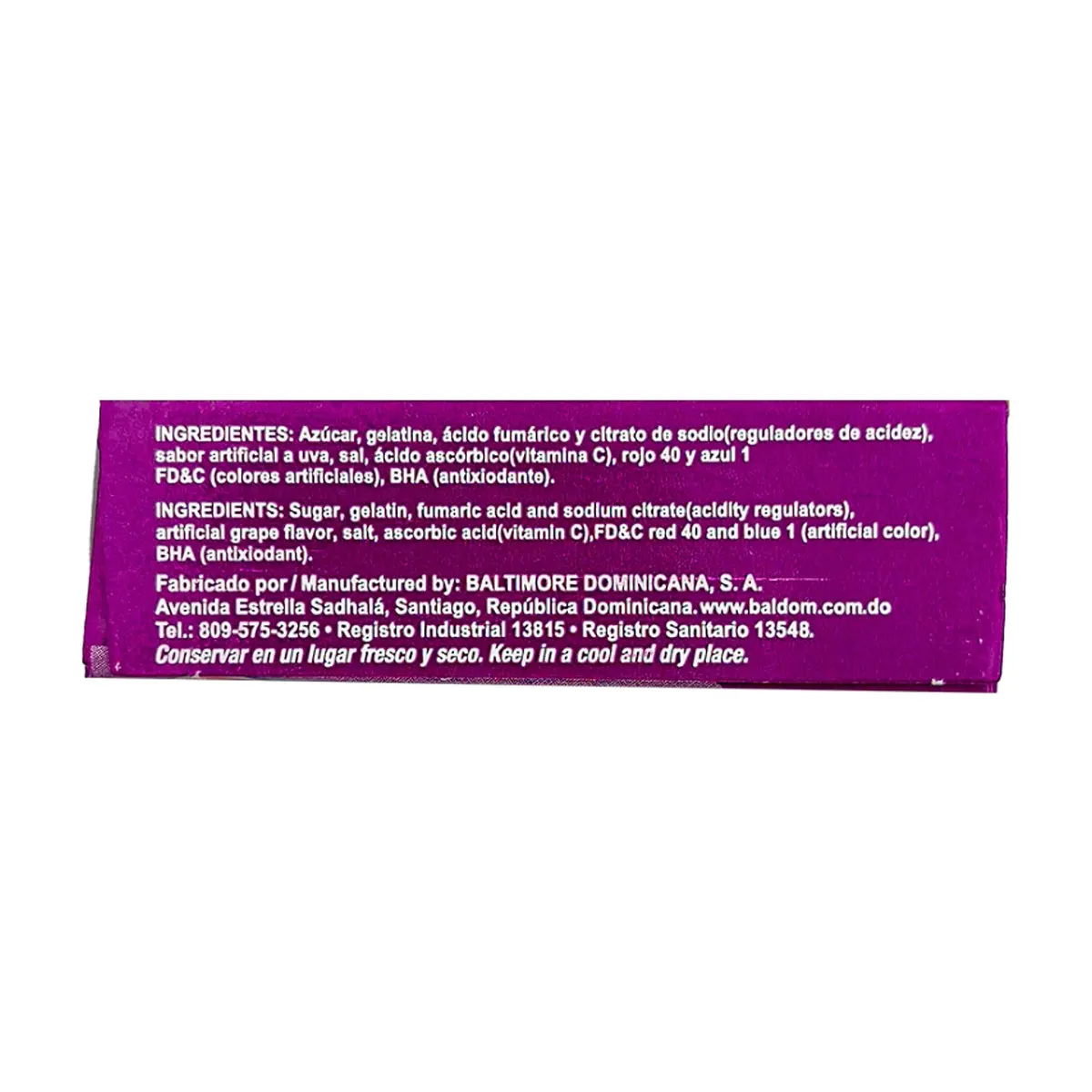 Gelatina sabor uva Oli (85 g / 3 oz) - Thumbnail 2