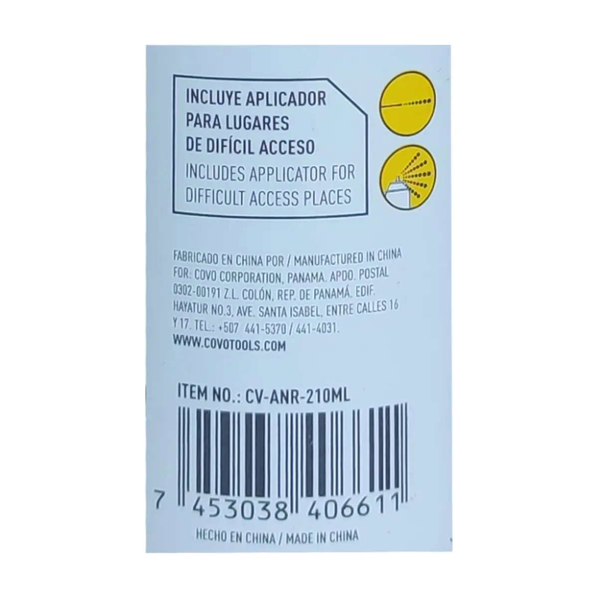 Lubricante en aerosol - aflójalo todo - Covo (210 ml) - Thumbnail 4