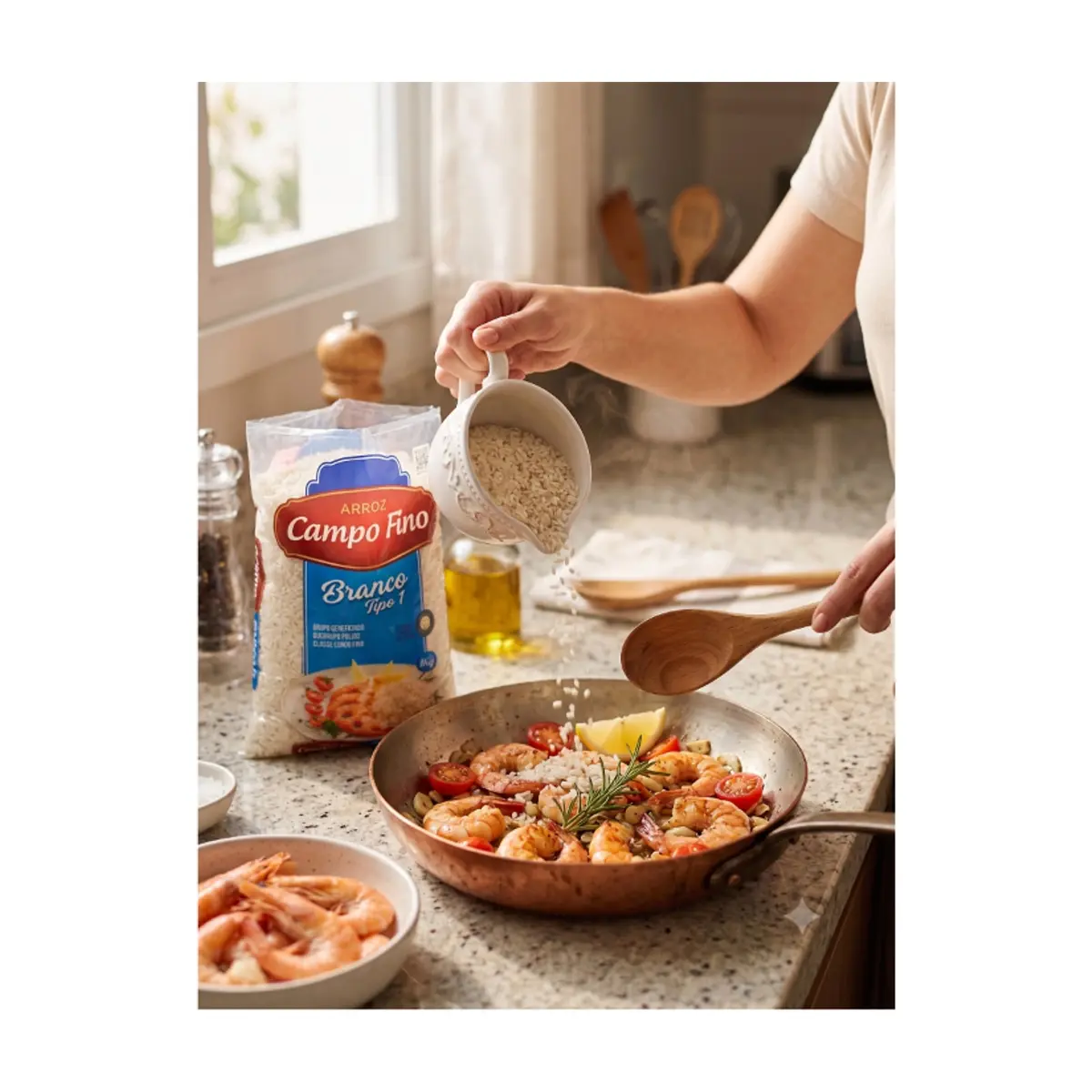Arroz blanco Campo Fino (1 kg / 2.2 lb) - Thumbnail 4