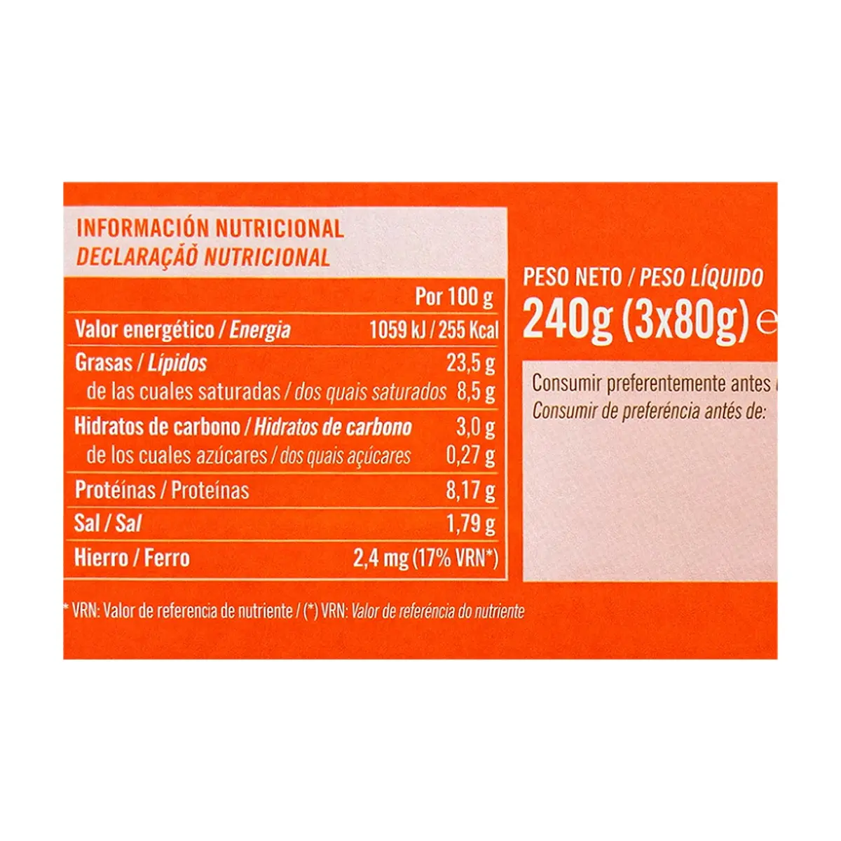 Paté suave de hígado de cerdo Apis (3 x 80 g / 8.5 oz) - Thumbnail 2