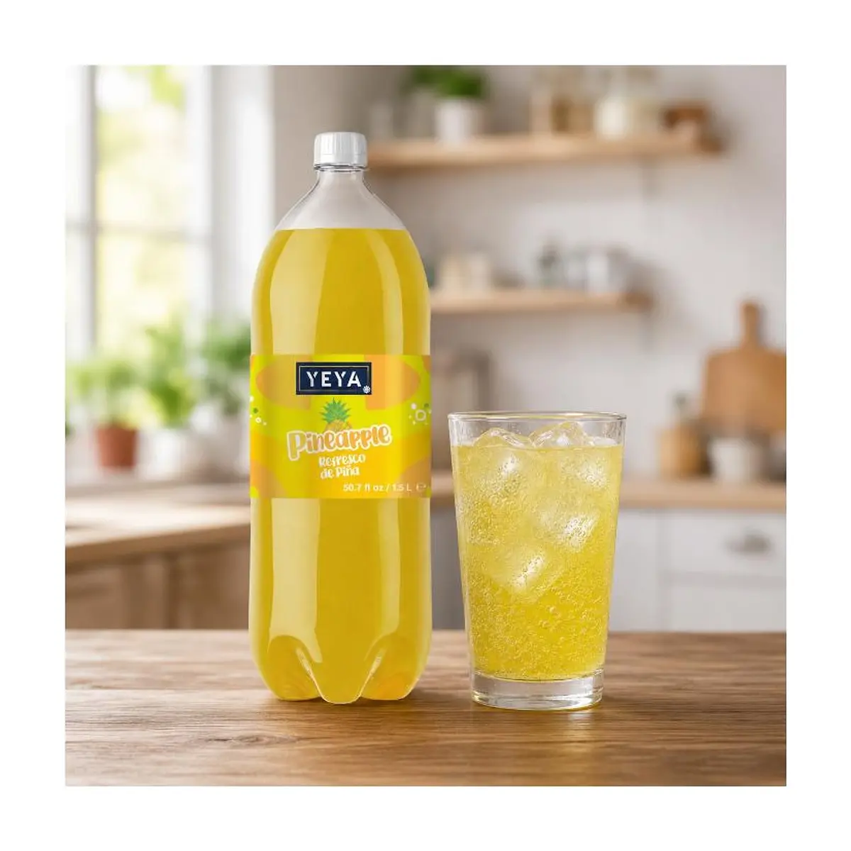 Refresco gaseado de piña YEYA (1.5 L / 50.7 fl oz) - Thumbnail 4
