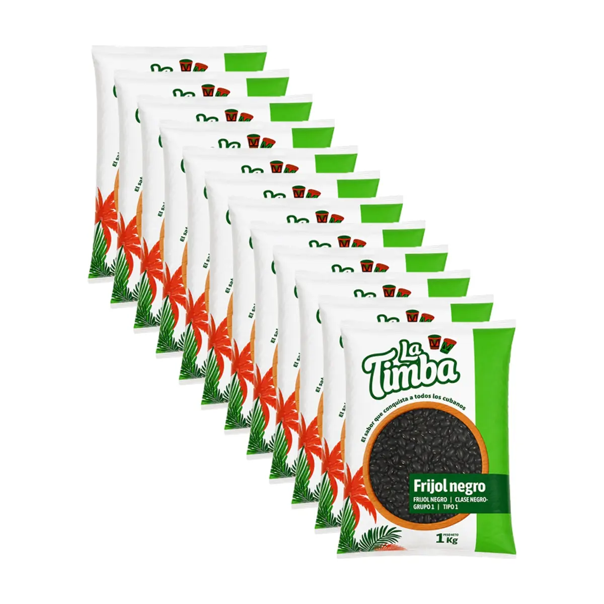 Frijoles negros La Timba (12 x 1 kg / 2.2 lb)