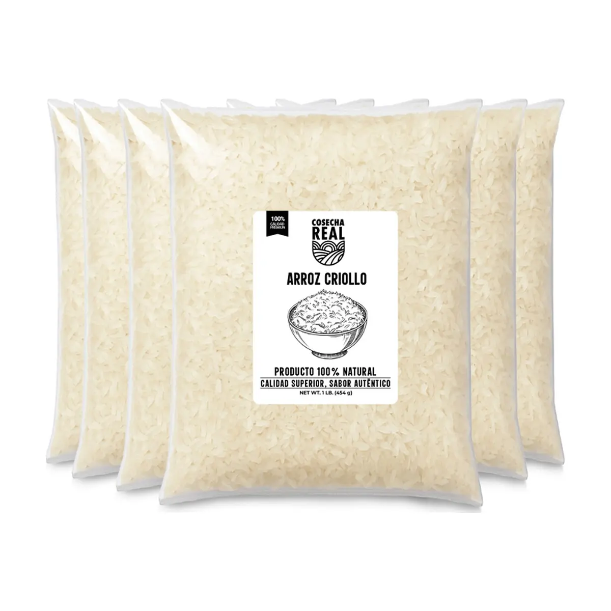 Arroz criollo Cosecha Real (6 x 454 g / 1 lb)