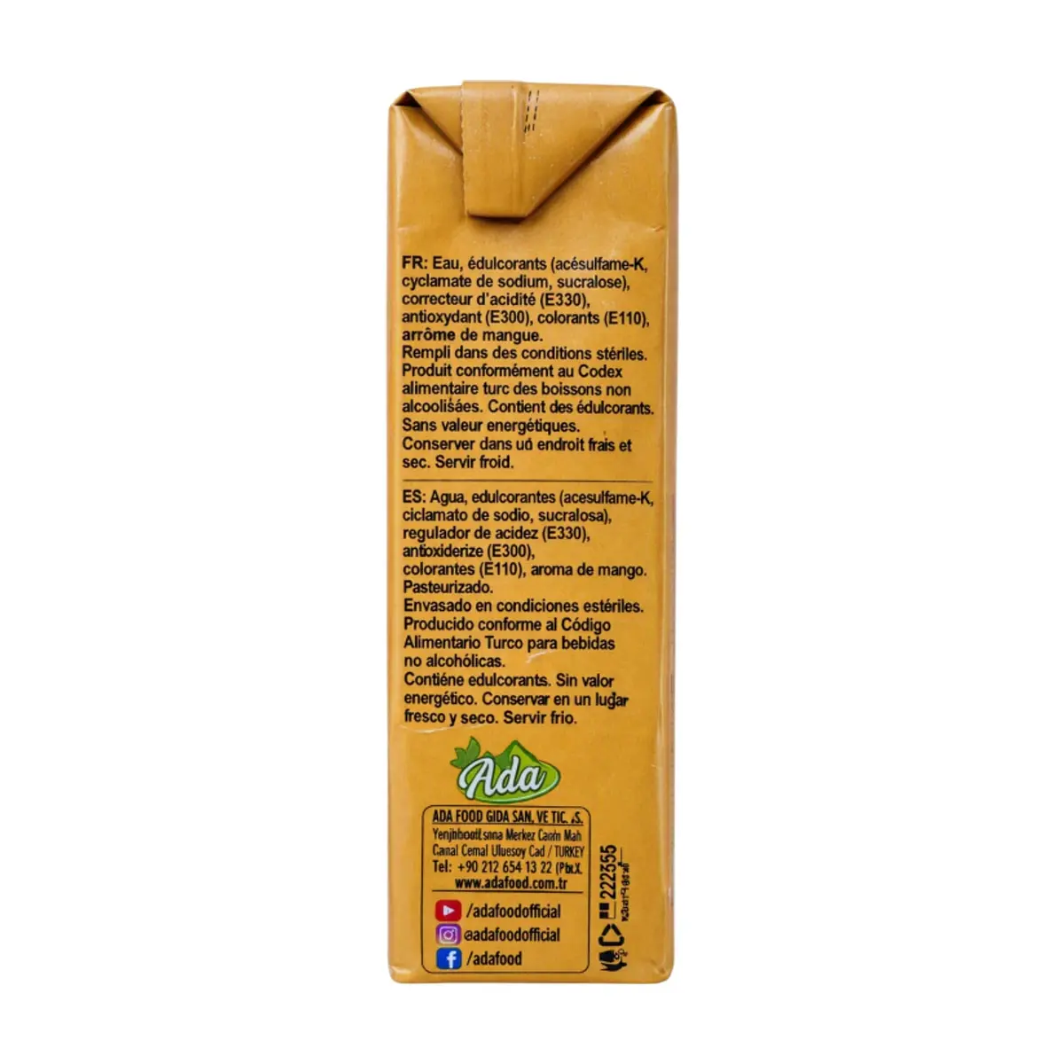 Bebida sabor a mango Frutigo (200 ml / 6.76 floz) - Thumbnail 2