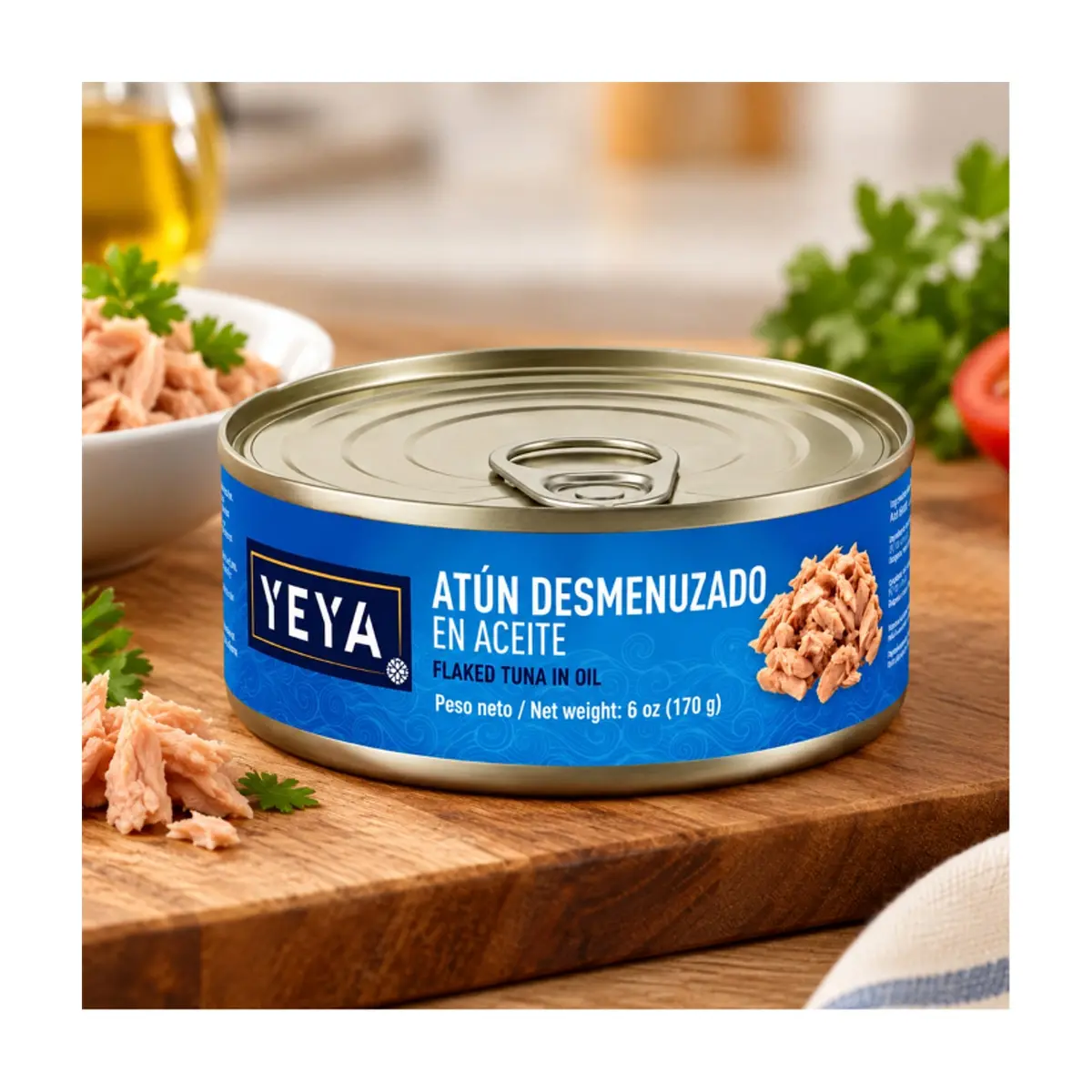 Atún desmenuzado en aceite YEYA (170 g / 6 oz) - Thumbnail 4