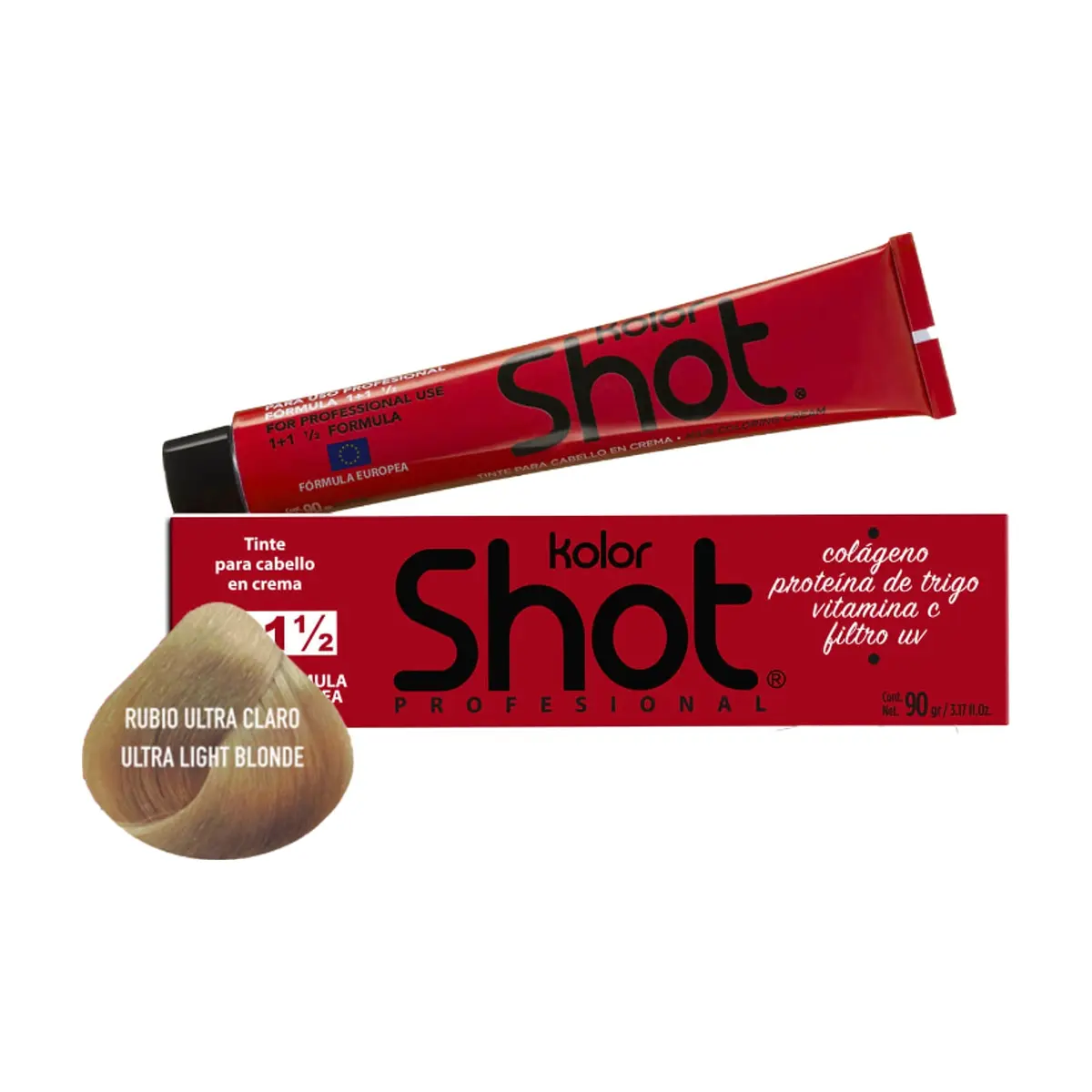 Tinte para el cabello en crema No.10 rubio ultra claro Kolor Shot (90 g / 3.17 fl oz) - Thumbnail 6