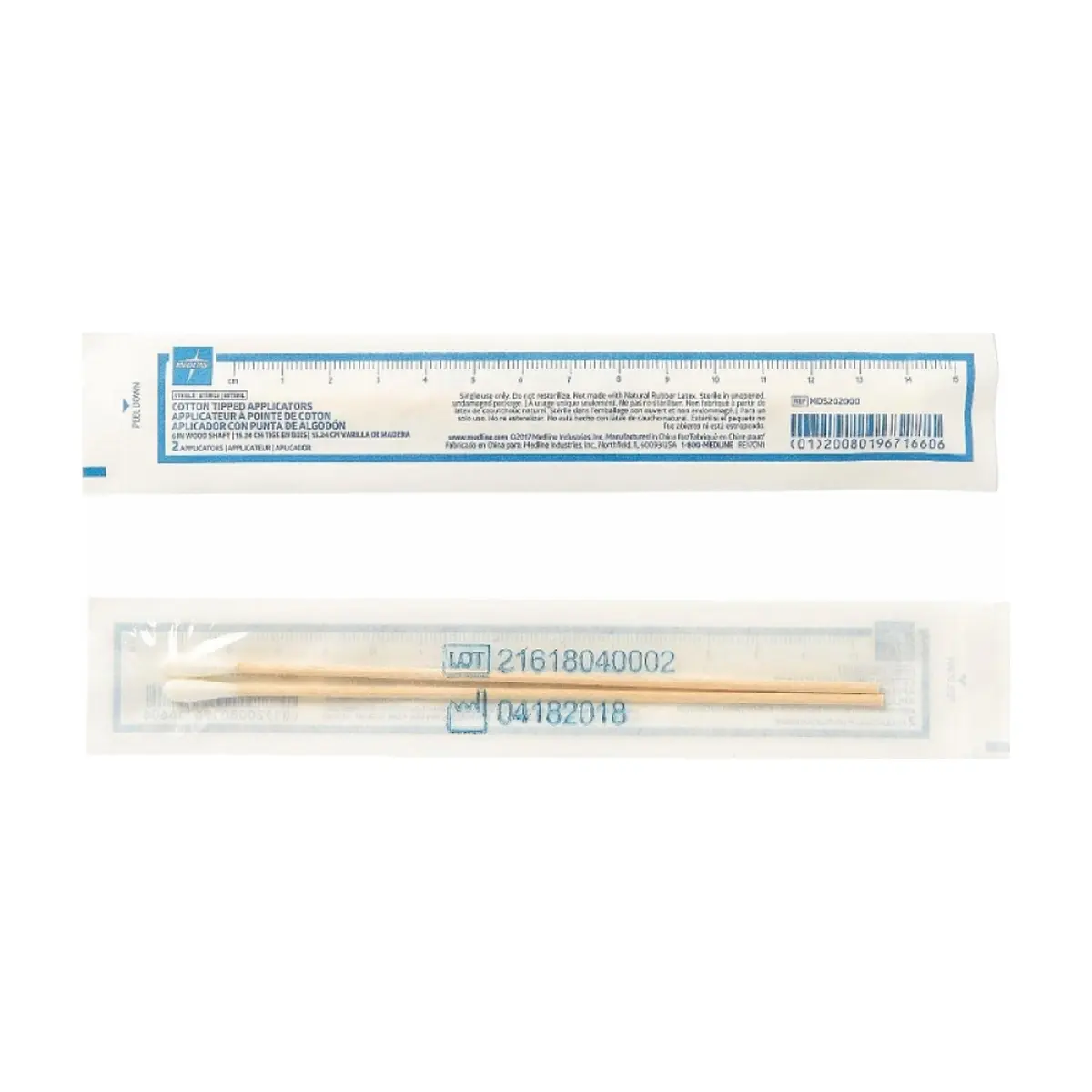 Aplicador con punta de algodón Medline (2 U)