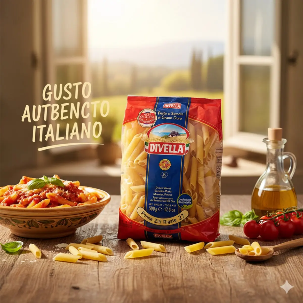 Pasta Penne Divella (500 g / 1.1 lb) - Thumbnail 5