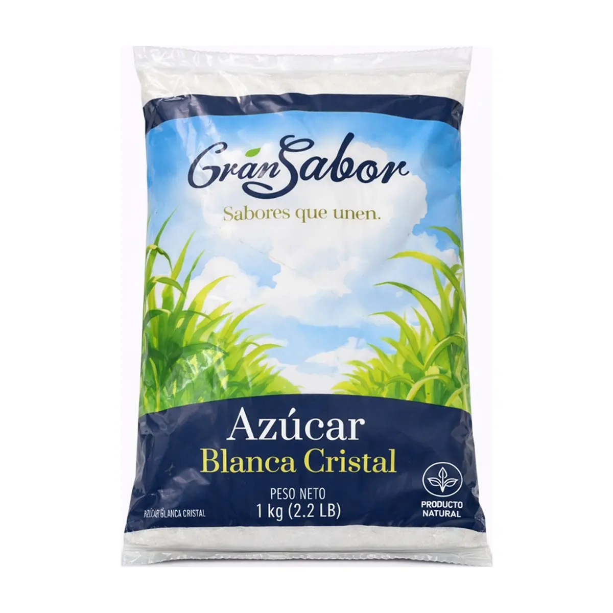 Azúcar blanca cristal Gran Sabor (1 kg / 2.2 lb)