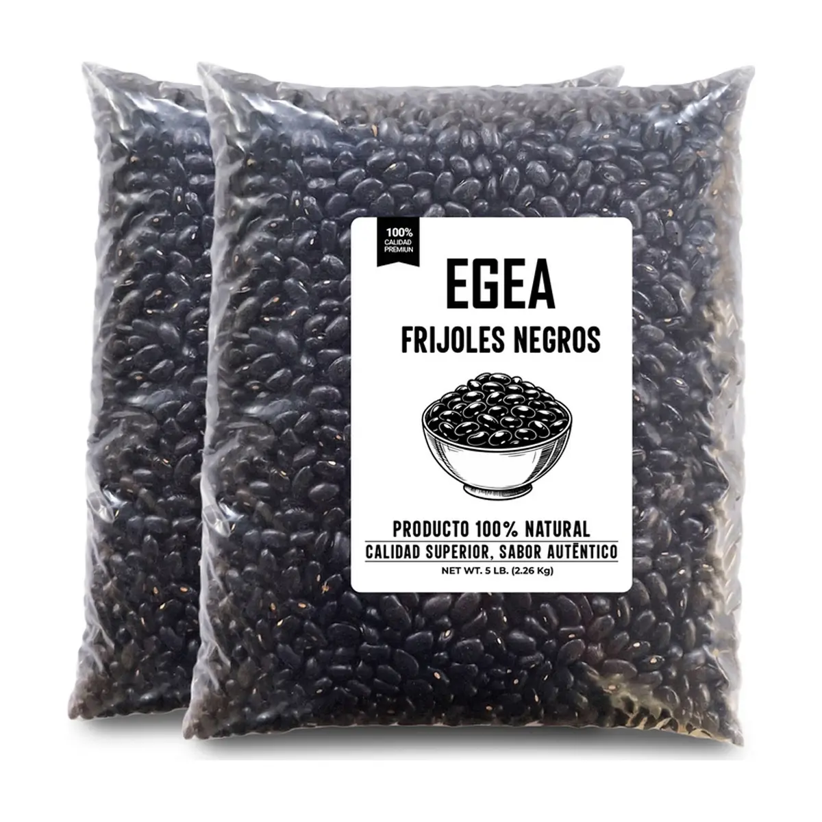 Frijoles negros EGEA (2 x 2.26 kg / 5 lb)