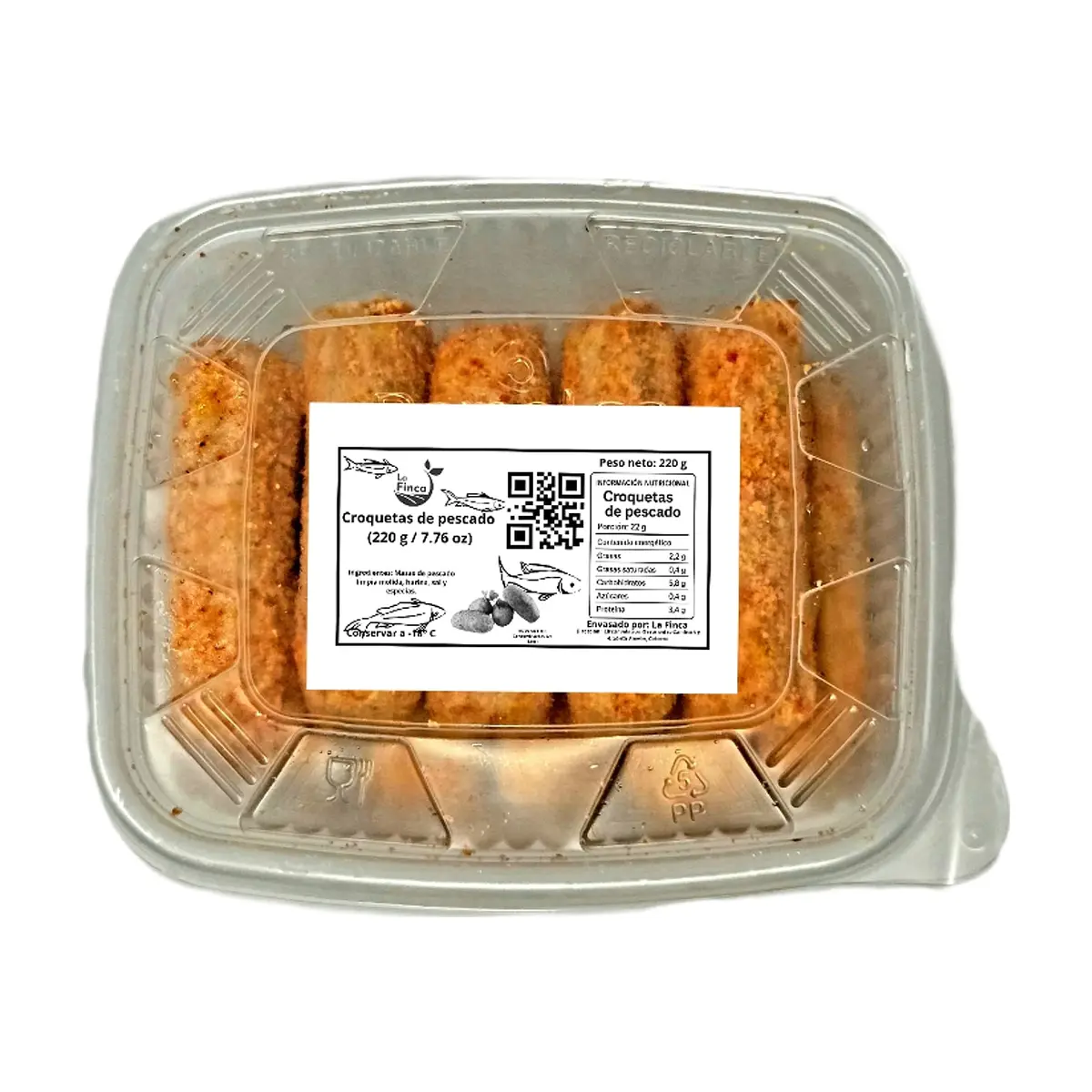 Croquetas de pescado La Finca (220 g / 7.76 oz) - Miniatura 1