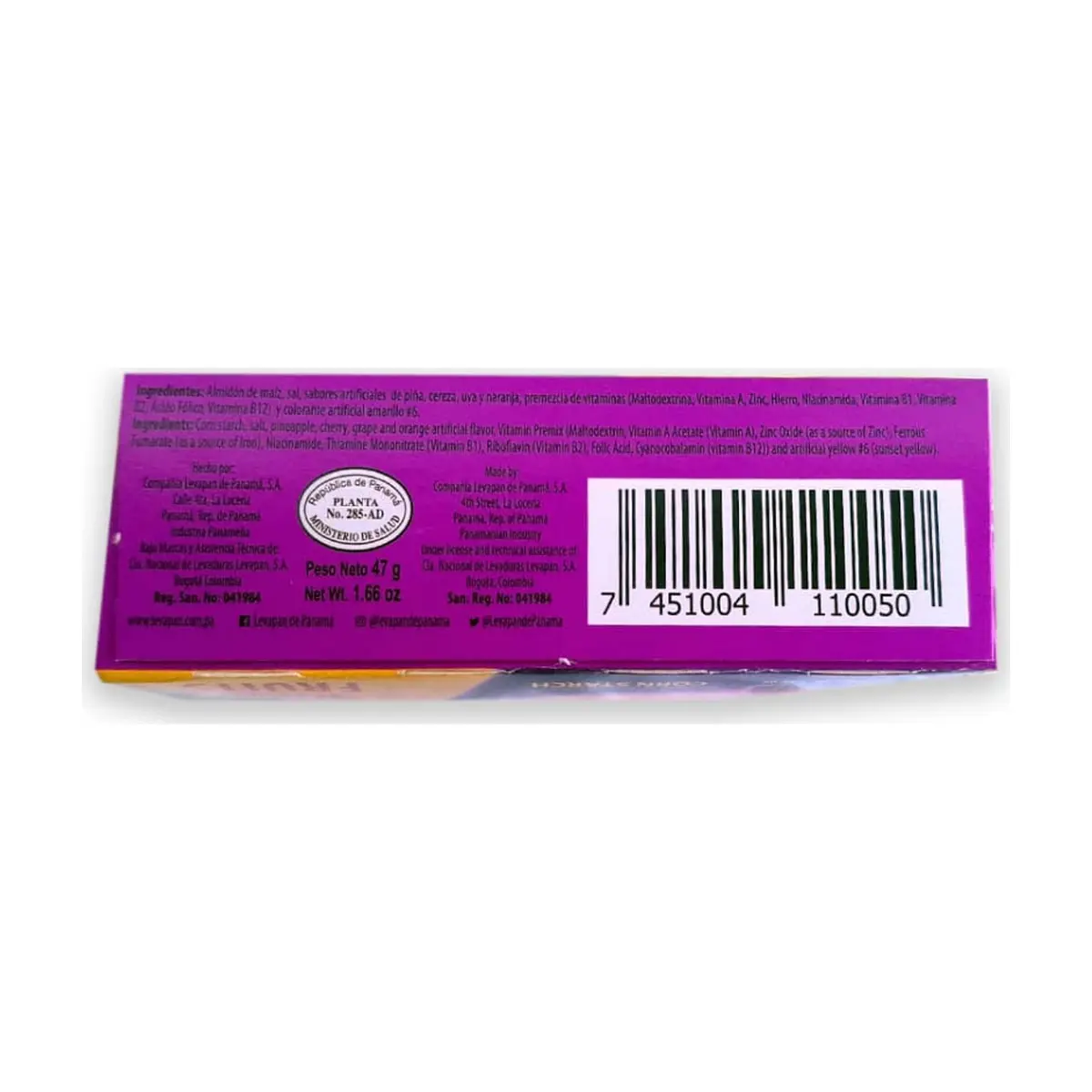 Crema de maicena con sabor a ricas frutas Levapan (47 g / 1.66 oz) - Thumbnail 7