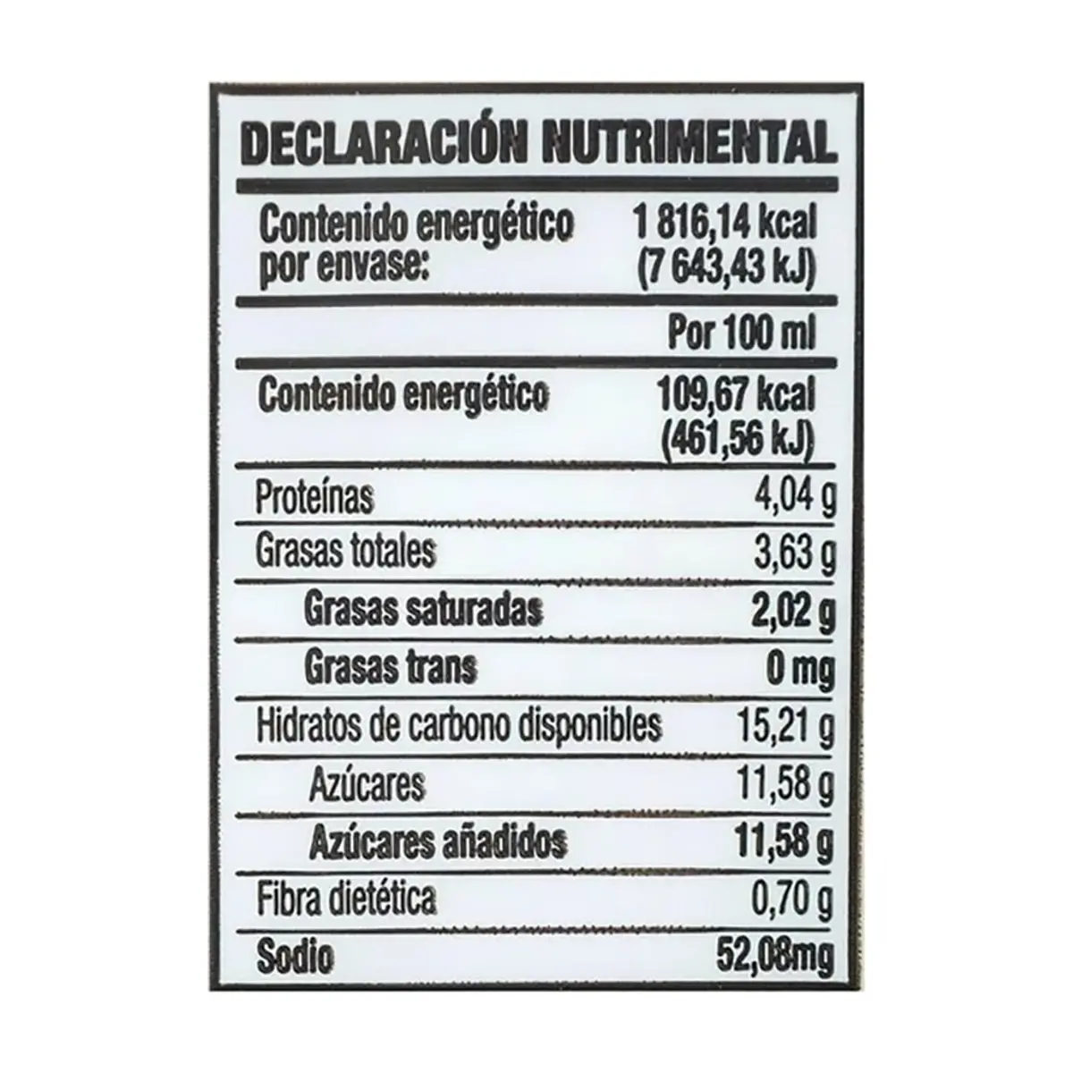 Avena para licuado instantáneo sabor plátano Great Value (200 g / 7.05 oz) - Thumbnail 3
