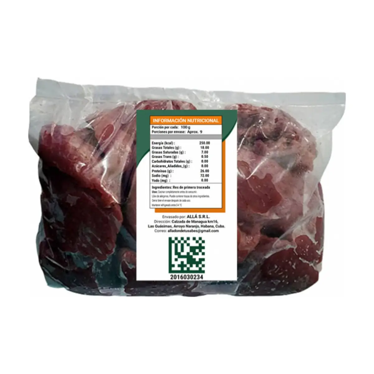 Carne de res de primera troceada ALLÁ (907 g / 2 lb) - Miniatura 3
