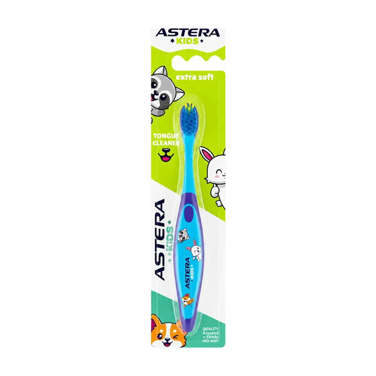 Cepillo dental infantil azul Astera Kids (1 U)