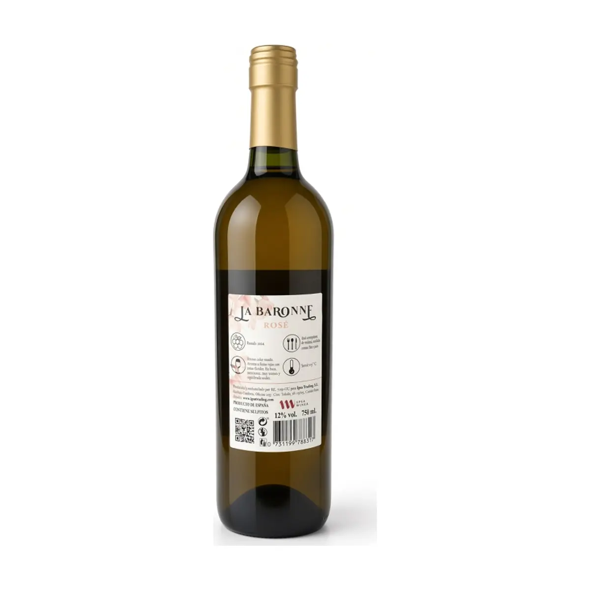Vino rosado La Baronne (750 ml) - Thumbnail 3