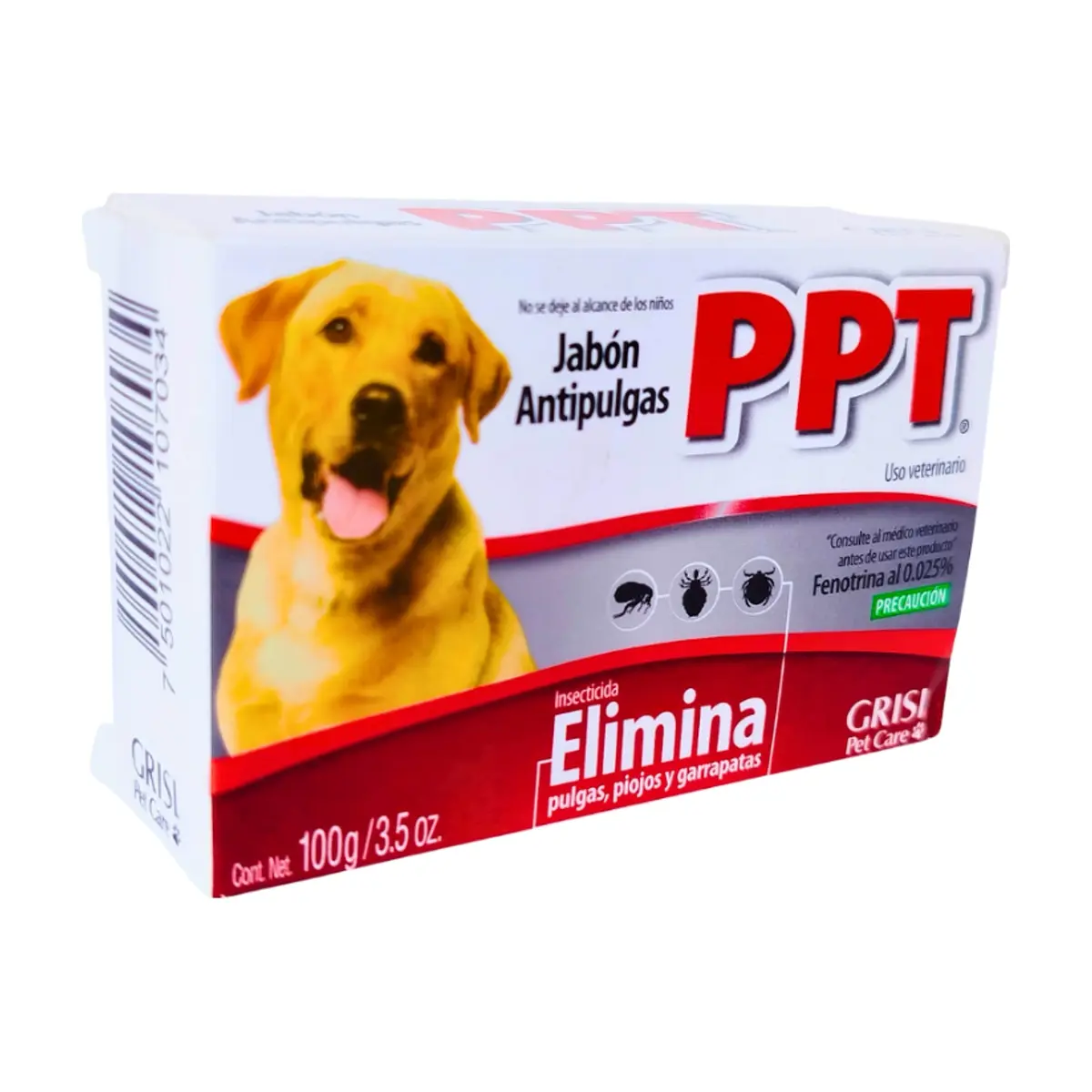 Jabón antipulgas PPT Grisi Pet Care (100 g / 3.5 oz) - Miniatura 5