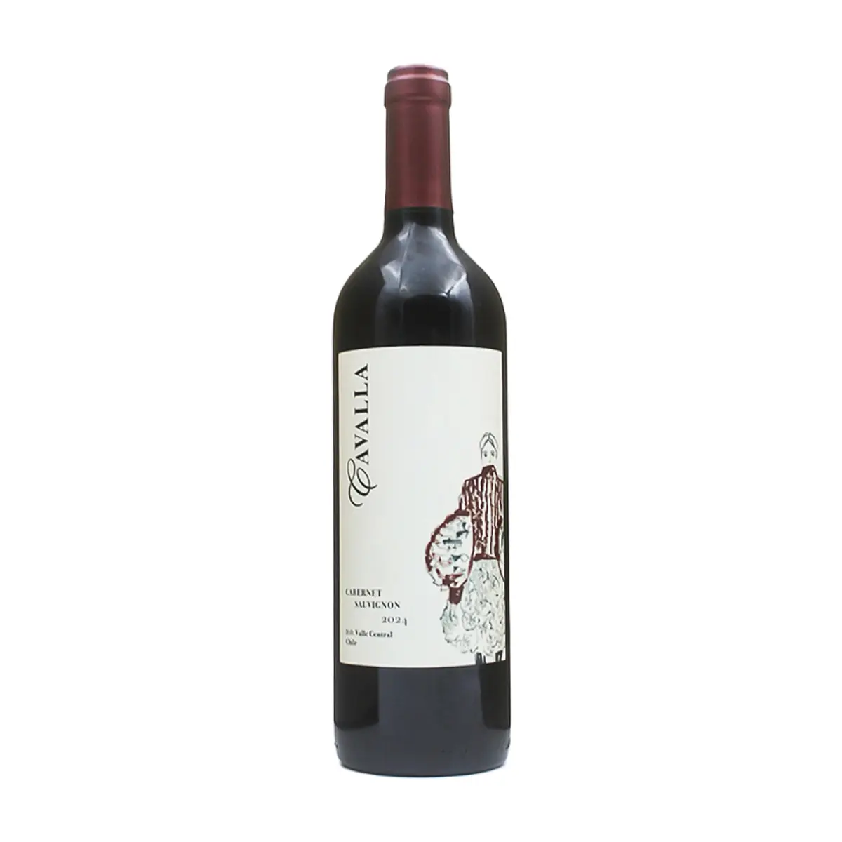 Vino Tinto Cabernet Sauvignon Cavalla (750 ml)