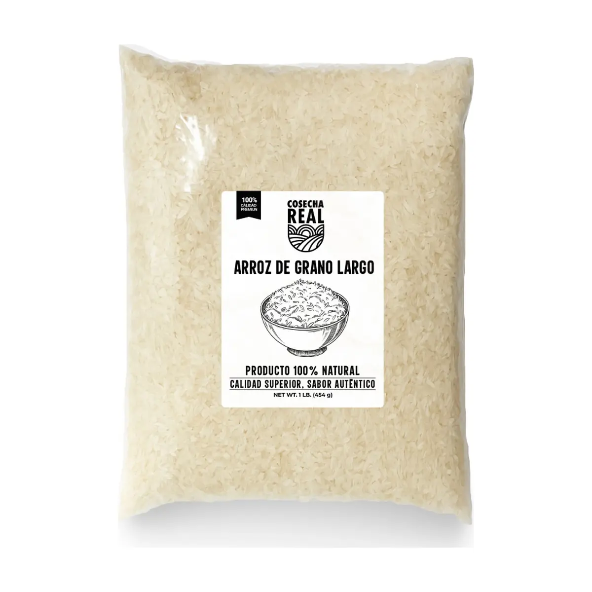 Arroz de grano largo Cosecha Real (454 g / 1 lb)