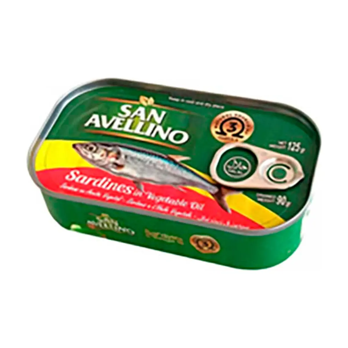Sardinas en Aceite Vegetal (125 g) SAN AVELLINO