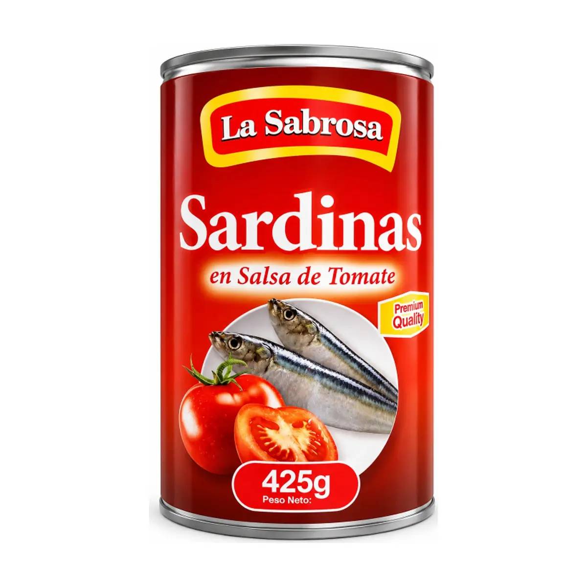 Sardinas en salsa de tomate La Sabrosa (425 g / 14.99 oz)