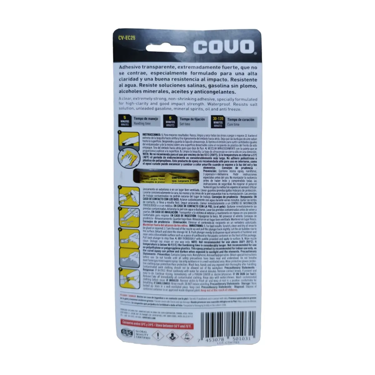 Resina epóxica adhesiva Covo (25 g) - Thumbnail 3