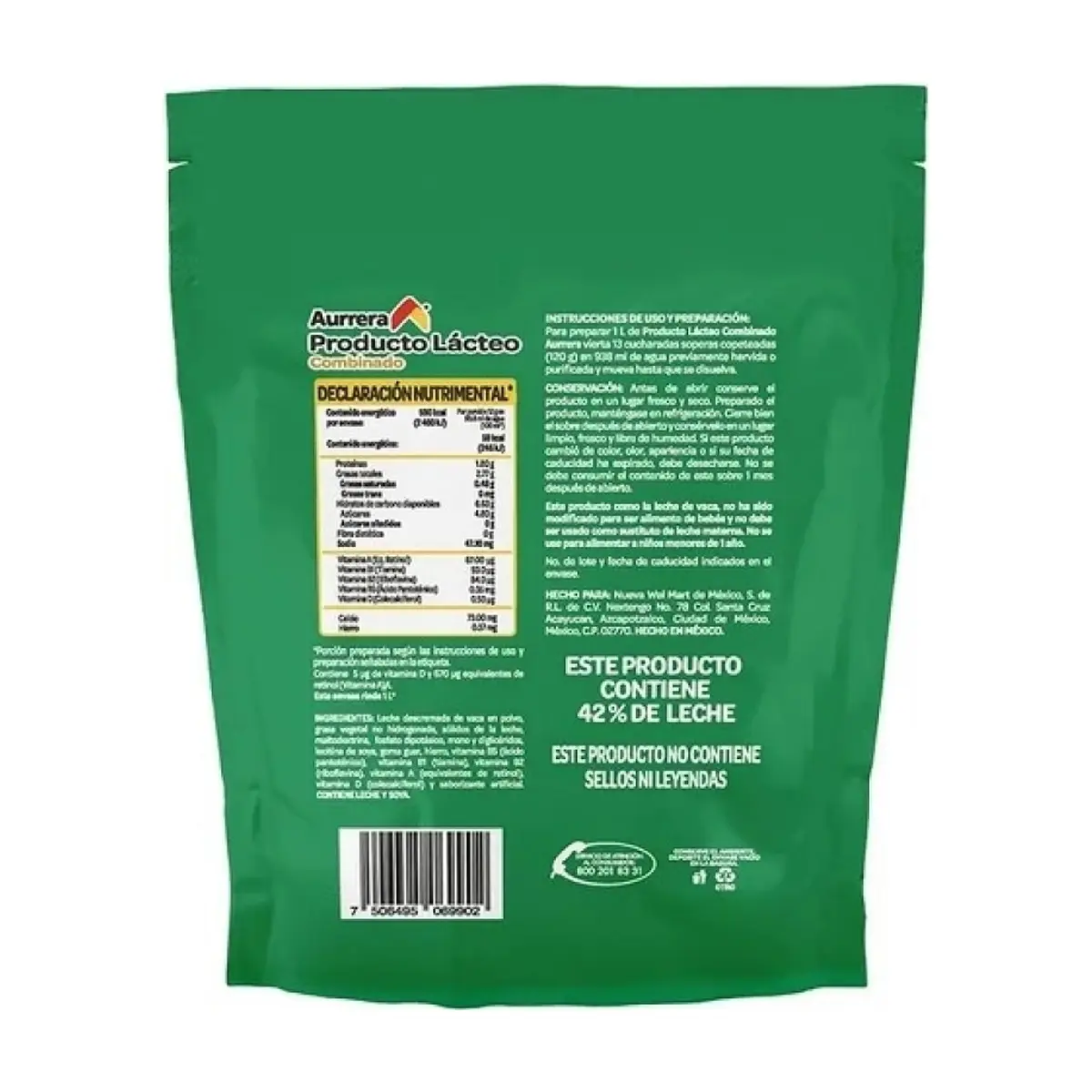 Producto lácteo combinado Aurrera (120 g / 4.2 oz) - Thumbnail 5