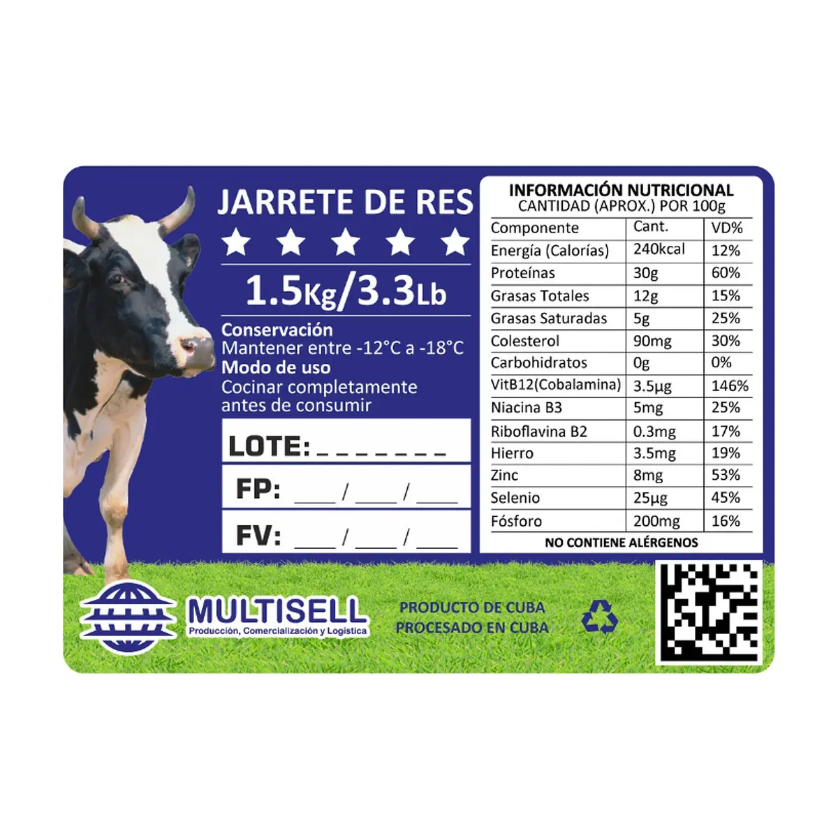 Jarrete de res Multisell (1.5 kg / 3.3 lb) - Thumbnail 4