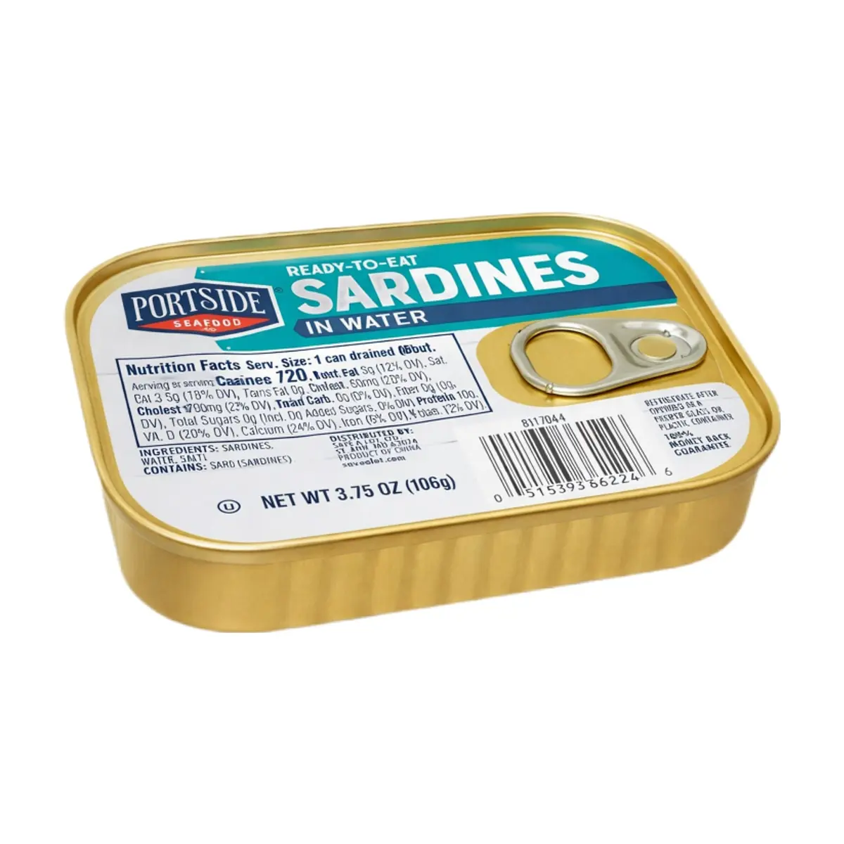Sardinas en agua Portside (106 g / 3.75 oz)