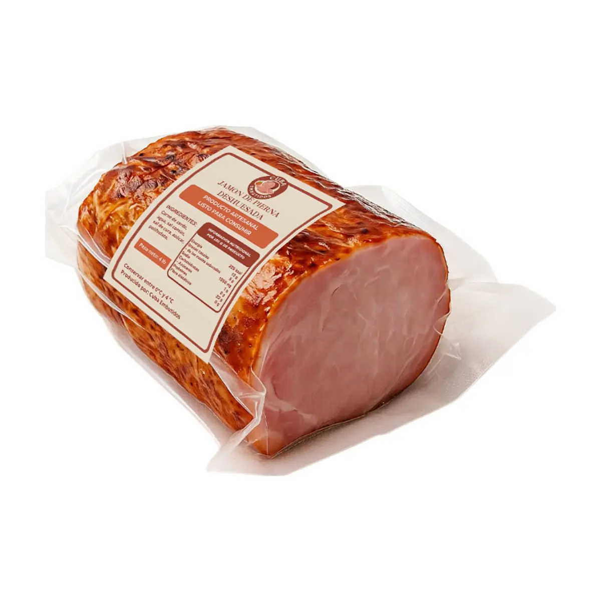Jamón de pierna deshuesada Cuba Embutidos (1.8 kg / 4 lb)
