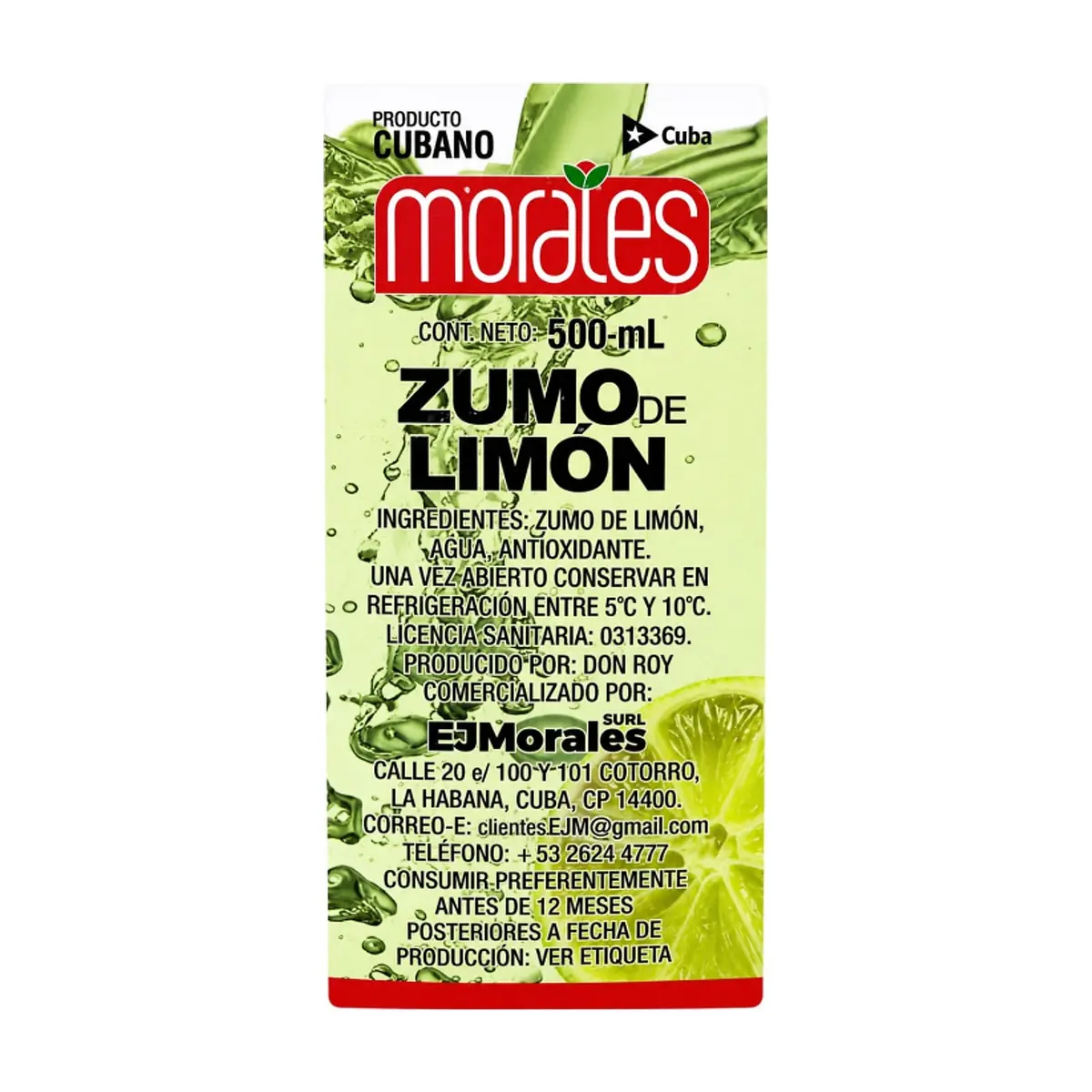 Zumo de limón Morales (500 ml) - Thumbnail 2