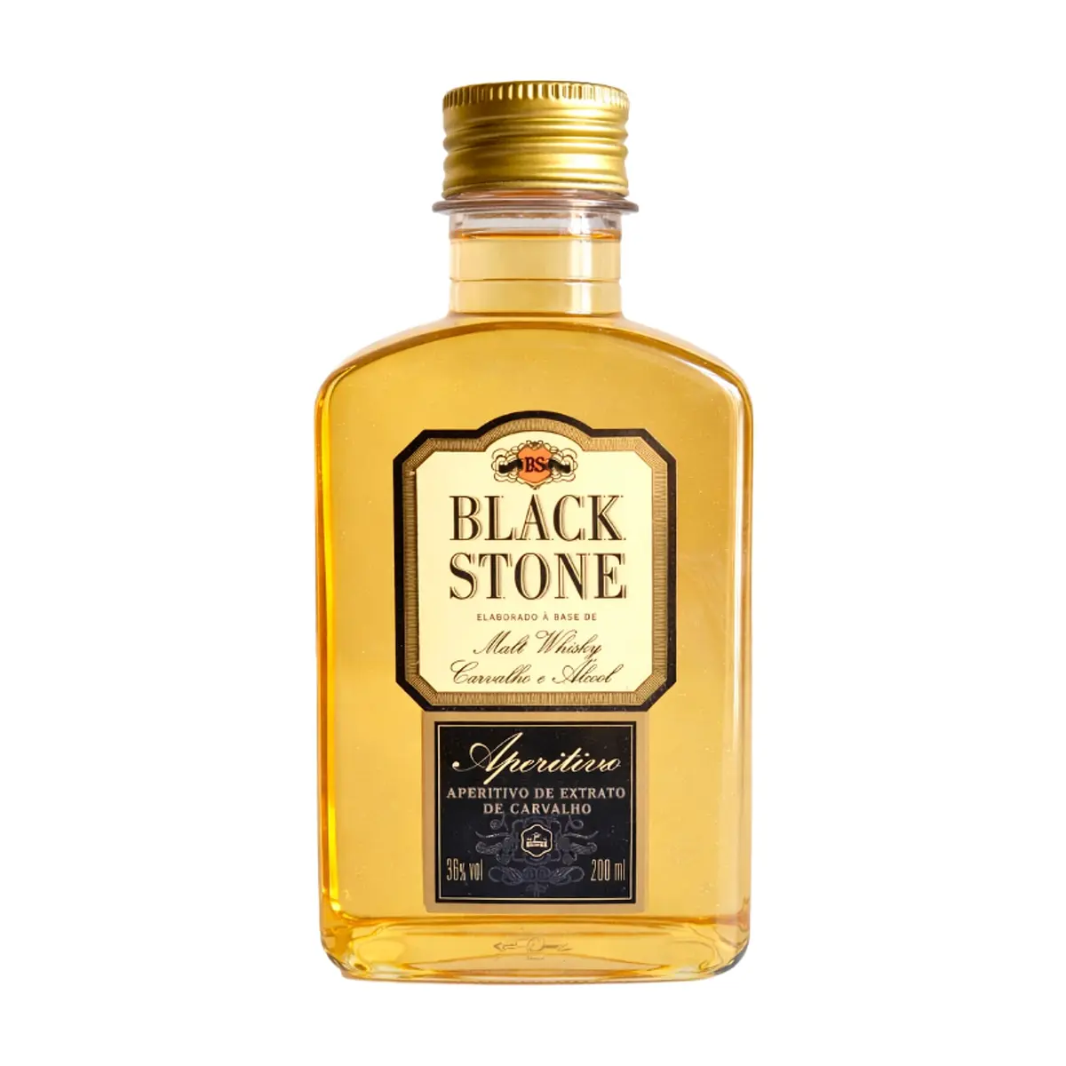 Whisky de malta y roble Black Stone (200 ml)