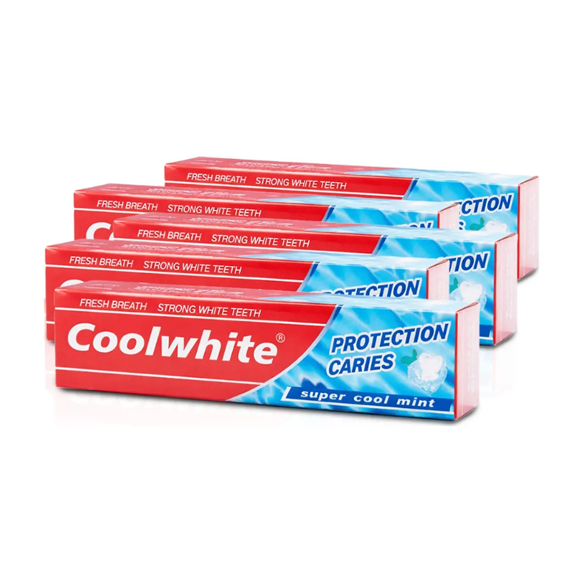 Pasta dental mentolada Coolwhite (5 x 120 g / 4.23 oz)