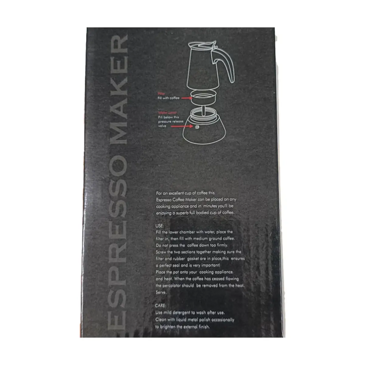 Cafetera Italiana de 6 tazas XL Soluciones - Miniatura 3